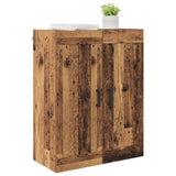 Wall Mounted Cabinet Old Wood 69.5 x 34 x 90 cm Engineered Wood 882430