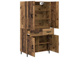 Highboard Old Wood 69.5 x 34 x 180 cm Engineered Wood 3415832
