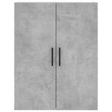 Highboard Concrete Grey 69.5x34x180 cm Engineered Wood 3195871