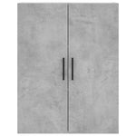 Highboard Concrete Grey 69.5x34x180 cm Engineered Wood 3195871