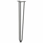 ZNTS Hairpin Table Legs 4 pcs Anthracite 72 cm Solid Steel 4012446