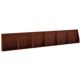 Retaining Wall 6 pcs 40 x 12 x 50 cm Weathering Steel Rusty 3449155