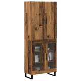 Highboard 2 pcs Old Wood 69.5 x 34 x 180 cm 3403198