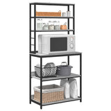 Kitchen Shelf Grey Sonoma 80 x 40 x 168 cm Engineered Wood 883889