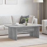 Coffee Table Grey Sonoma 93 x 53 x 33 cm Engineered Wood 891146