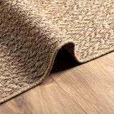 Rug ZIZUR 200x290 cm Jute Look Indoor and Outdoor 364842