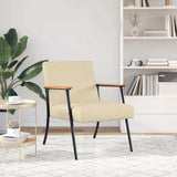 Armchair Cream 59 x 75 x 78 cm Fabric 42017668