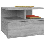 Floating Nightstand 2 pcs Grey Sonoma 40x31x27 cm Engineered Wood 815315