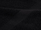 Premium Towels SOLUND 2 pcs Black 100x200 cm 600 gsm 137437