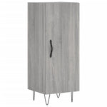 Highboard Grey Sonoma 34.5x34x180 cm Engineered Wood 3198823