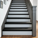 Stair Treads 4 pcs Brown Black 90x30x2 cm Solid Wood Oak 3283021