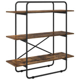 Bookshelf 3-Tier 100 x 35 x 105 cm PB Smoked Oak 8007794