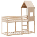 Bunk Bed without Mattress 90x190 cm Solid Wood Pine 3282002