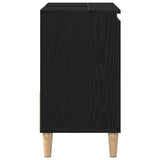 Bathroom Cabinet Black Oak 65 x 33 x 60 cm Engineered Wood 862811