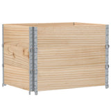 ZNTS Garden Planter 80x60 cm Solid Wood Pine 3295419