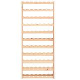 Wine Rack for 77 Bottles Pinewood 286197