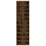 Shoe Cabinet Old Wood 54x34x183 cm Engineered Wood 859384