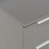 283714 Sideboard High Gloss Grey 60x35x80 cm Engineered Wood