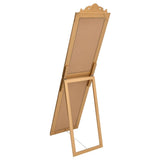 Free-Standing Mirror Gold 45x180 cm 351525