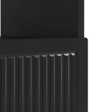 LED TV Cabinet Black Engineered Wood 896106
