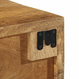 Wall-mounted TV Cabinet 60x30x19 cm Solid Rough Wood Mango 4017473