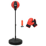 Punching Ball Set with Gloves and Pump Adjustable Height 81-122 cm 4016325