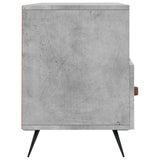 TV Cabinet Concrete Grey 102x36x50 cm Engineered Wood 829008