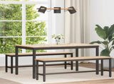 Dining Table Natural 140 x 80 x 75 cm Solid Pine Wood 892789