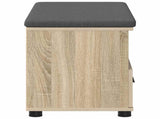 Hall Bench with Cushion with Drawer Sonoma Oak 80 x 38 x 46 cm 891458