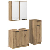 Bathroom Furniture Set 3 pcs Artisan Oak Engineered Wood 3415875