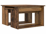 Coffee Table Set 2 pcs Old Wood Engineered Wood 8000130