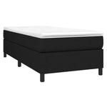 Box Spring Bed Frame Black Single Fabric 3121198