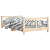 Kids Bed Frame 80x160 cm Solid Wood Pine 834429
