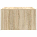 ZNTS Coffee Table with Drawers Sonoma Oak 70.5x70x40 cm 3328410