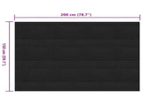 Floor Mat Black 1.5 x 2 m Rubber 42046732