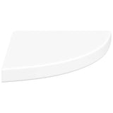 323917 Floating Corner Shelves 2 pcs White 35x35x3,8 cm MDF