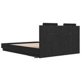 Bed Frame with Headboard with Storage Artisan Oak 140 x 200 cm 3416344