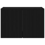 TV Wall Cabinet Black 59.5 x 31 x 40 cm Engineered Wood 892331