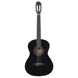 Classical Guitar for Beginner Black 4/4 39" Basswood 70110