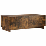 Coffee Table Smoked Oak 102 x 50.5 x 35 cm Engineered Wood 8011455