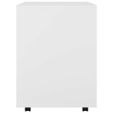 Storage Cabinet White Engineered wood Medium Sleek 808458