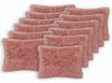 Cushion Cover 12 pcs HEERLEN Pink 50 x 50 cm PV Fleece 911097