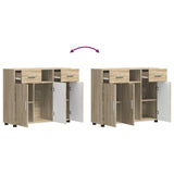Wooden Cabinet Sonoma Oak 88.5 x 30.5 x 73 cm Engineered Wood 880283