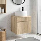 Wall-mounted Sink Vanity Sonoma Oak 49 x 44.5 x 66 cm 890614