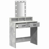 Dressing Table Grey 79 x 41 x 140 cm Engineered Wood 865166