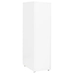 ZNTS Mobile File Cabinet White 28x41x109 cm Metal 335920