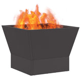 Fire Pit Black 40 x 40 x 35 cm Steel 858908