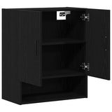 Wall-mounted Cabinet Black Oak 60 x 31 x 70 cm Engineered Wood 862941