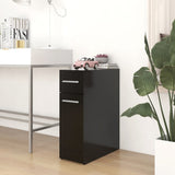 Apothecary Cabinet Black Engineered wood Medium 804212