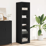 Wardrobe Black 50x50x200 cm Engineered Wood 3307712